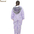 Purpere het Kostuumimker Uniform van Suit Ventilated Beekeeping van de 3 Laagimker