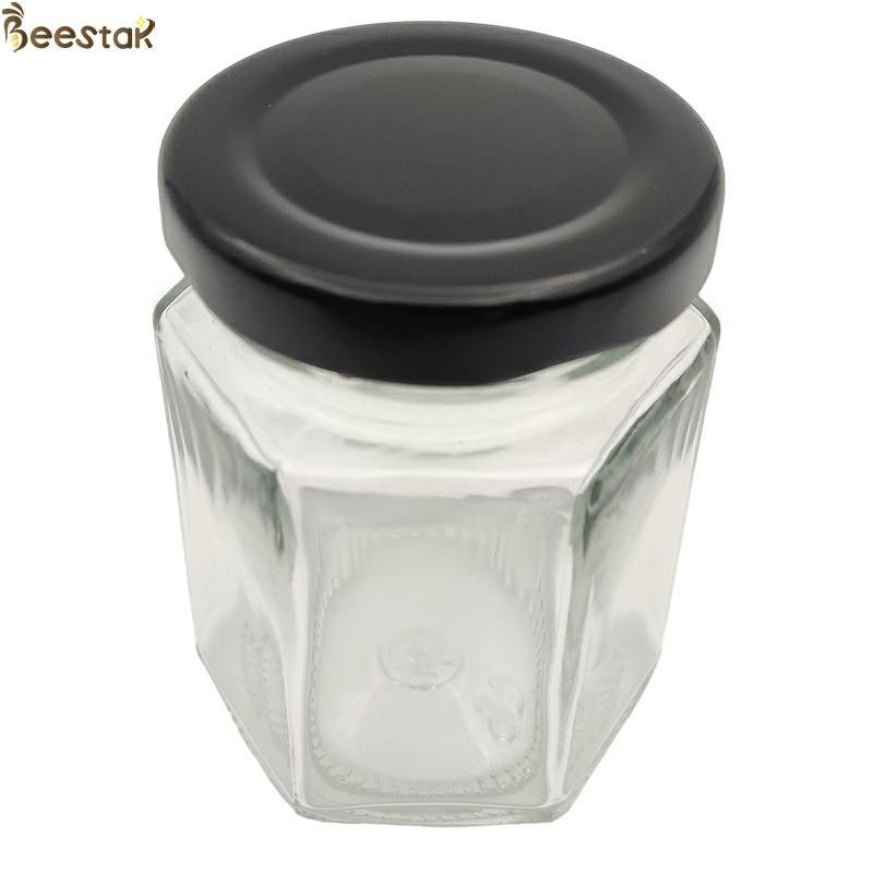 ontruimt de Prismatische Fles 45ml 65ml 85ml van 35ml Muti Hexagon Glas Honey Jar