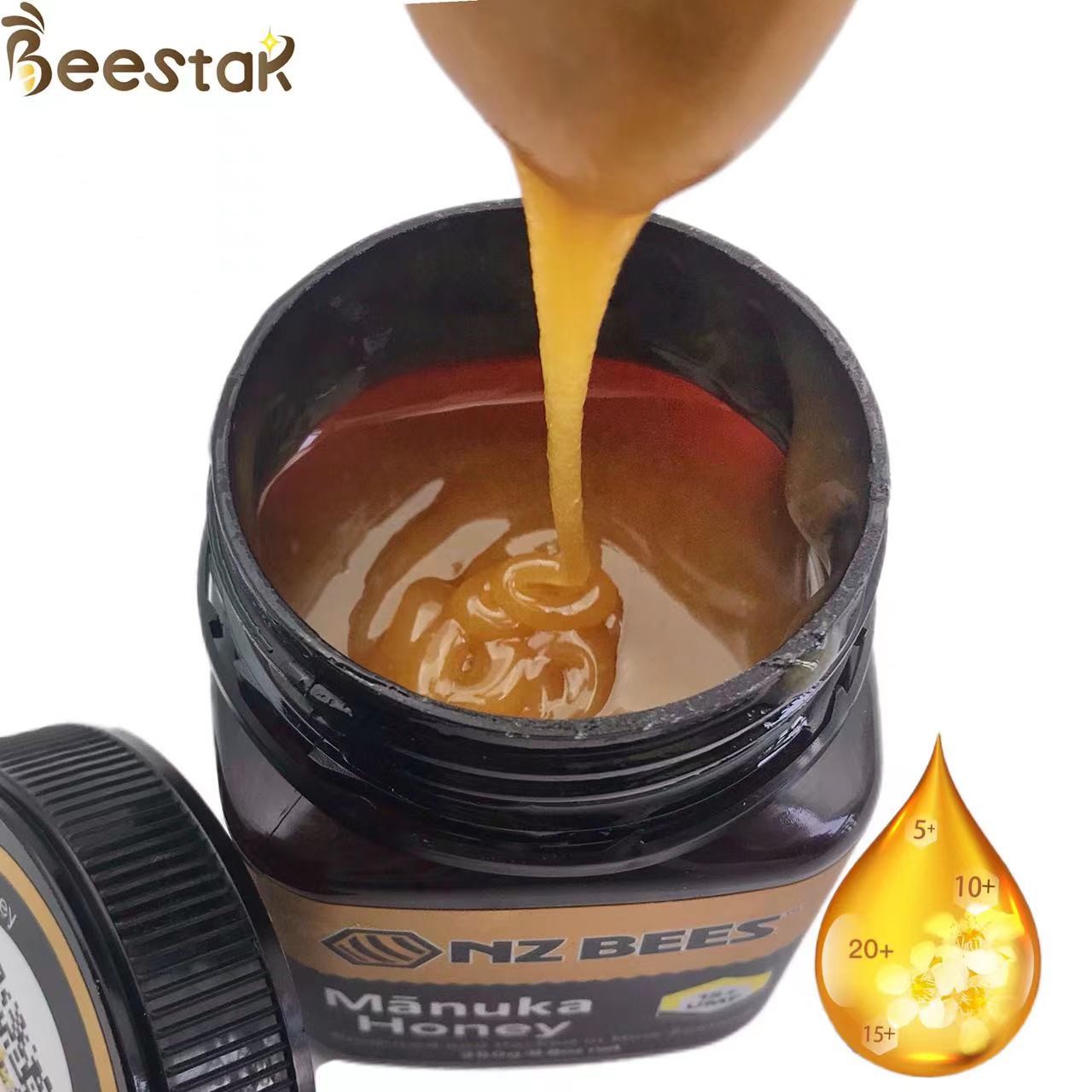 250 g UMF5+ Nieuw-Zeelandse Manuka Honing Gift 100% Natuurlijke Bijenhoning MGO100+ Pure Raw Honing