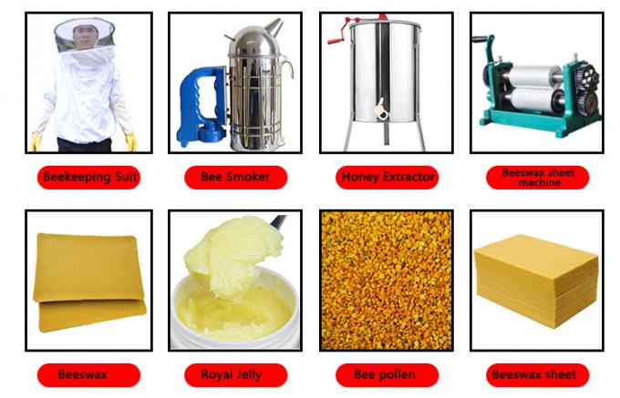 De rode Multifunctionele kooien van de honingbijkoningin voor Bij Koningin Rearing System Beekeeper 2