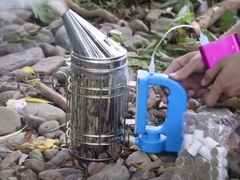 Europese elektrische bijenroker L-formaat voor bijenroker