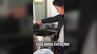 Moeiteloze honingextractie roestvrijstalen extractor