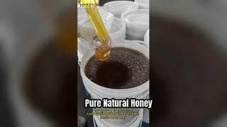 Pure rauwe honing Biologische natuurlijke bijenhoning