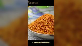 Biologische rauwe bijenpollen Natuurlijke energie en welzijn