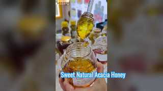 Puur natuurlijke honing Zoete natuurlijke smaak