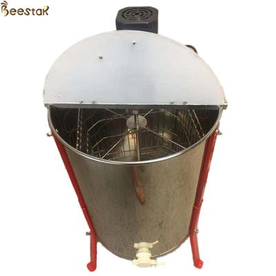 kopen 4 kaders Elektrisch Roestvrij staal Honey Extractor met Tribunes en Honey Gate, Plastic Deksel online vervaardiging