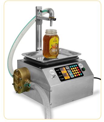 kopen Stainless Steel Filling Machine For Viscous Liquid Filling All Kinds Of Crystalline Liquid Honey online vervaardiging