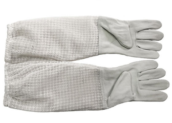 kopen De witte Handschoenen van de Schapehuidimkerij van Drie Laag snakken In te ademen Manchet online vervaardiging