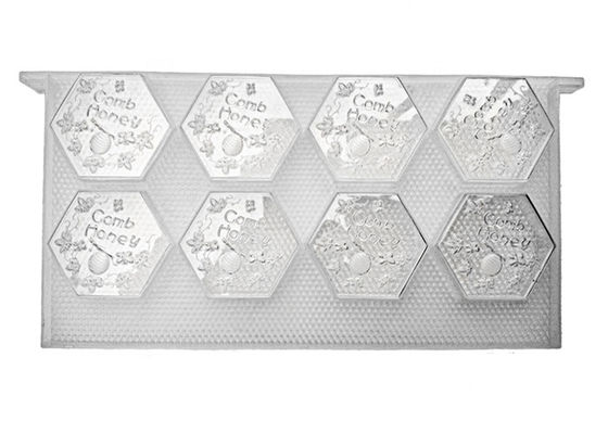 kopen In het groot Hexagon Gestalte gegeven Plastic Honey Storage Foundation Honey Comb-Kaders voor imkerij online vervaardiging