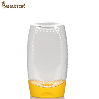 kopen Hoog - kwaliteit Transparante 365ml Plastic Honey Bottles Bulk Yellow Lid voor honingsopslag online vervaardiging