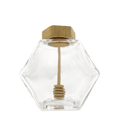 kopen 100ML transparant Hexagon Honey Jars Jam Sauce Hex Honey Jars online vervaardiging