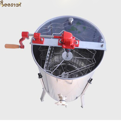 kopen Dadantgrootte 3 Kaders 304 SS Handhoney extractor with brake function online vervaardiging