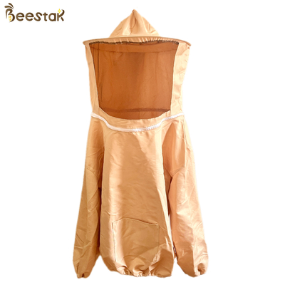 Van het de Bijenjasje van de abrikozenkleur de Dikkere van het de Imkerijjasje Vrije Grootte voor Beekeepers