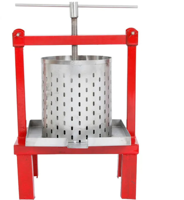 Rode Kleurenroestvrij staal Honey Wax Presser Press Machine voor Honey Pressing