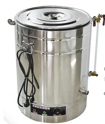 Roestvrij staal Honey Heating Tank Interlayer Water dat Honey Storage Barrel verwarmt