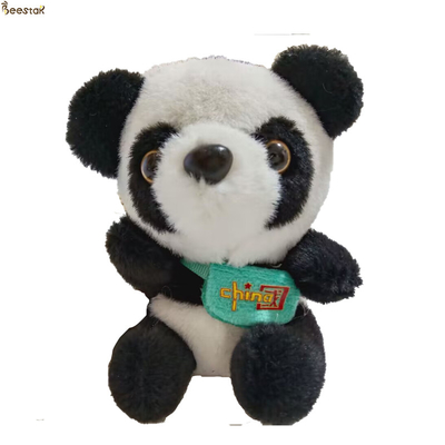Aanpassing logo ringen sleutel Chian speelgoed met bij en panda sleutelhanger