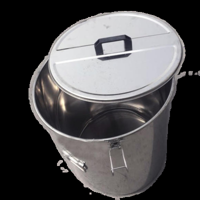 201 honing tank met sloten van roestvrij staal 350 kg capaciteit