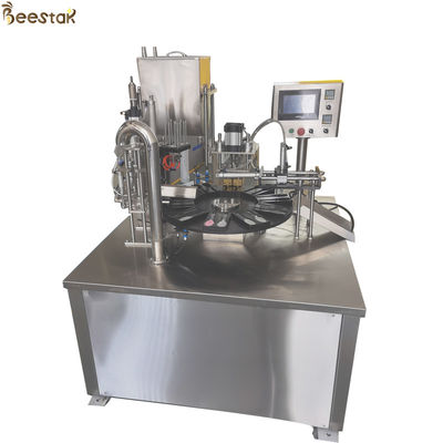 SS304 de automatische Vuller van Twee Lepelhoney packing machine honey bottle